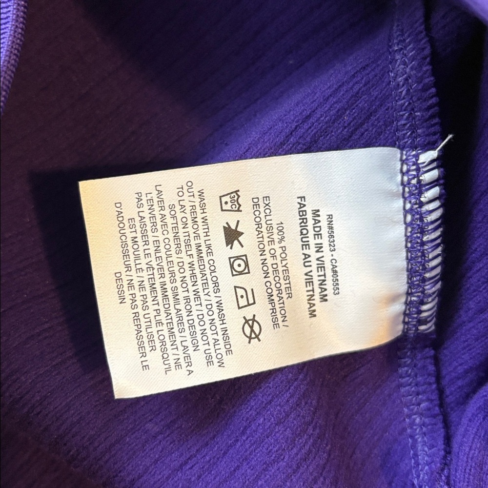 Nike Kobe Kids Purple and Yellow Hoodie size extra small new tags - Picture 13 of 16